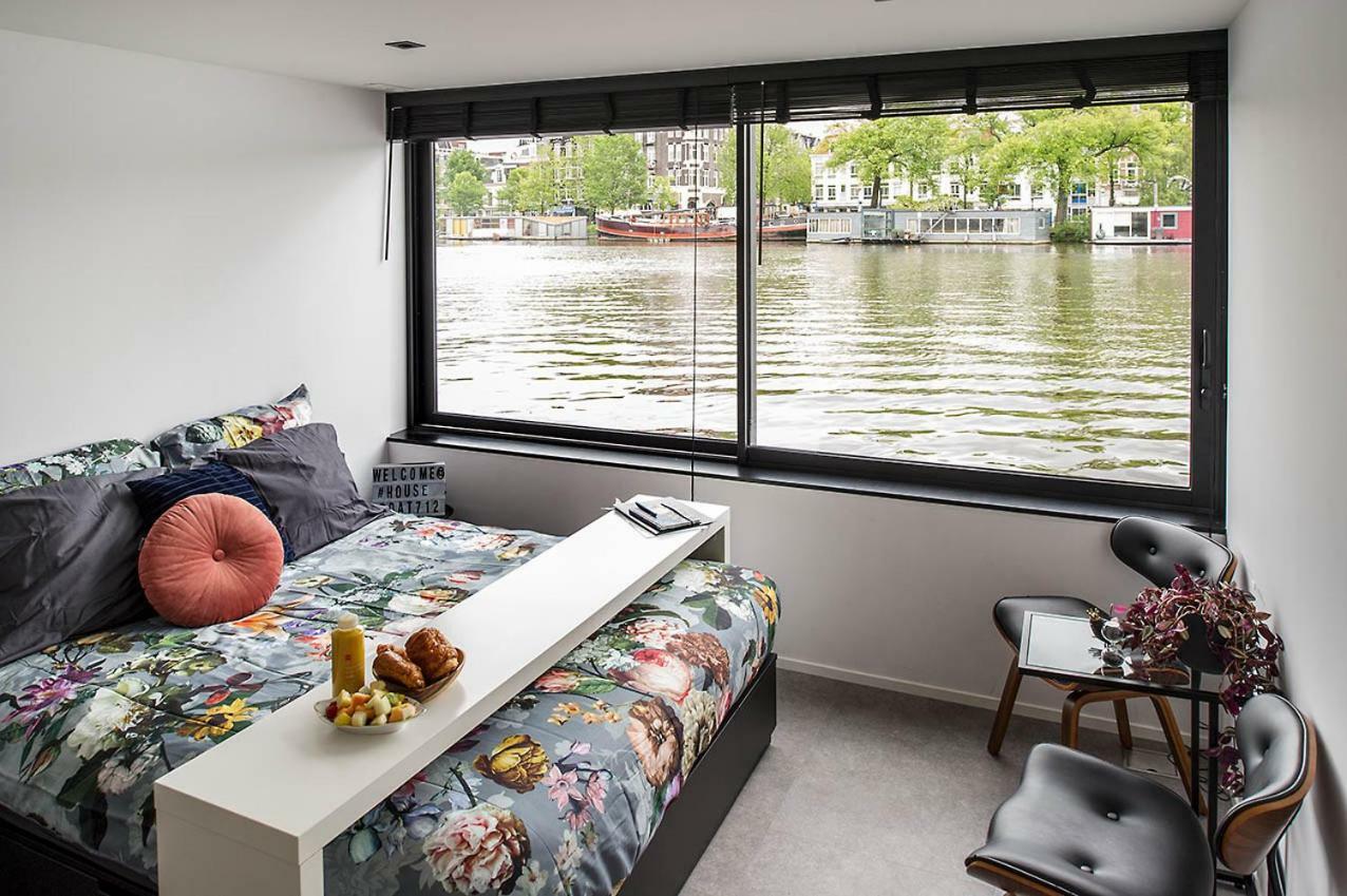 Houseboat Amsterdam - Room With A View Eksteriør billede