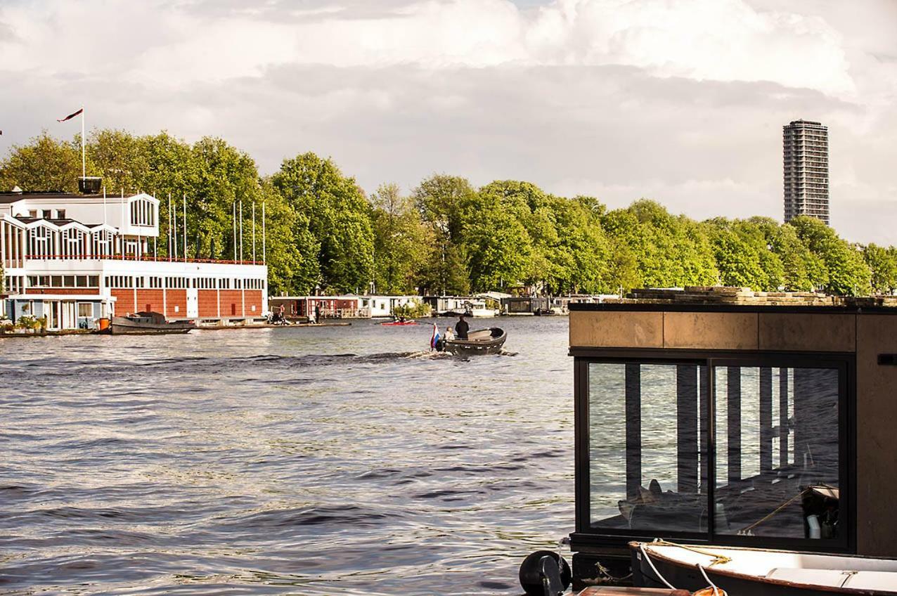 Houseboat Amsterdam - Room With A View Eksteriør billede