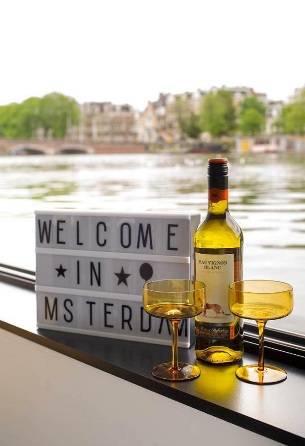 Houseboat Amsterdam - Room With A View Eksteriør billede